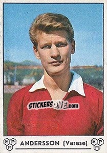 Sticker Kurt Andersson - Calciatori 1964-1965 - Panini