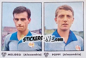 Cromo Melideo / Poppi - Calciatori 1964-1965 - Panini