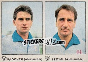 Figurina Ragonesi / Bettini - Calciatori 1964-1965 - Panini