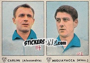 Sticker Carlini / Migliavacca - Calciatori 1964-1965 n. 294 - Panini
