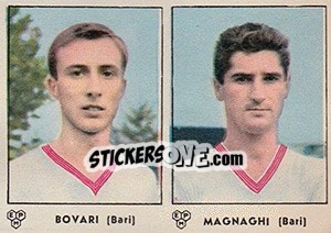 Sticker Bovari / Magniaghi - Calciatori 1964-1965 n. 296 - Panini