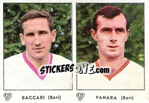 Sticker Baccari / Panara - Calciatori 1964-1965 n. 297 - Panini