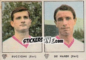 Sticker Buccione / De Nardi - Calciatori 1964-1965 - Panini