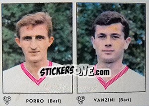 Sticker Porro / Vanzini - Calciatori 1964-1965 n. 300 - Panini