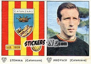 Figurina Stemma / Provasi - Calciatori 1964-1965 - Panini