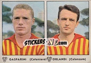 Sticker Gasparini / Orlandi - Calciatori 1964-1965 n. 310 - Panini
