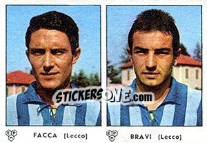 Cromo Facca / Bravi - Calciatori 1964-1965 - Panini