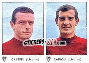 Figurina Caleffi / Cairoli - Calciatori 1964-1965 - Panini