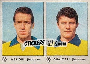 Cromo Merighi / Qualtieri - Calciatori 1964-1965 - Panini