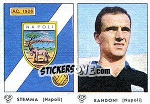 Figurina Stemma / Bandoni - Calciatori 1964-1965 - Panini