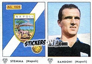 Sticker Stemma / Bandoni - Calciatori 1964-1965 n. 337 - Panini
