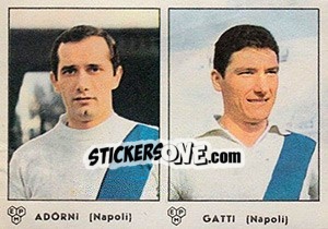 Sticker Adorni / Gatti - Calciatori 1964-1965 - Panini