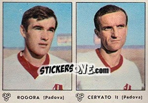 Figurina Rogora / Cervato II - Calciatori 1964-1965 - Panini