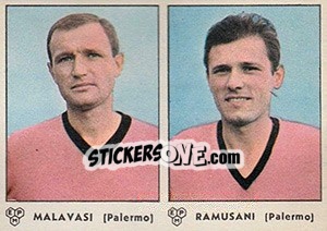 Sticker Malavasi / Ramusani - Calciatori 1964-1965 n. 350 - Panini