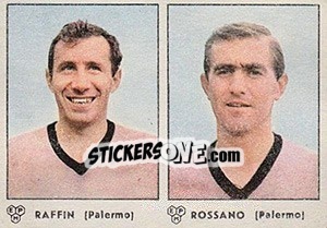 Sticker Raffin / Rossano - Calciatori 1964-1965 n. 352 - Panini