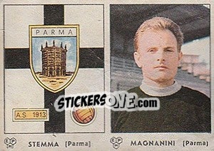 Figurina Stemma / Magnanini - Calciatori 1964-1965 - Panini