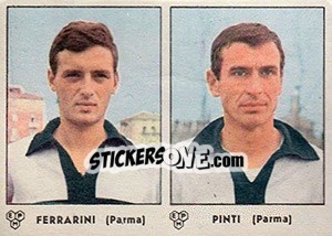 Sticker Ferrarini / Pinti - Calciatori 1964-1965 - Panini