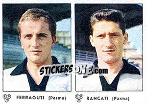 Sticker Ferraguti / Rancati - Calciatori 1964-1965 - Panini