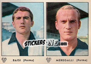 Sticker Baisi / Meregalli - Calciatori 1964-1965 - Panini