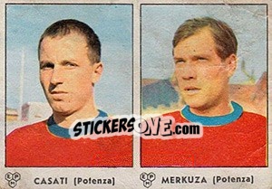 Sticker Casati / Meruzza - Calciatori 1964-1965 n. 365 - Panini