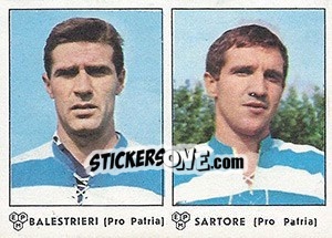 Figurina Balestrieri / Sartore - Calciatori 1964-1965 - Panini