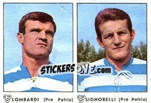 Cromo Lonardi / Signorelli - Calciatori 1964-1965 - Panini