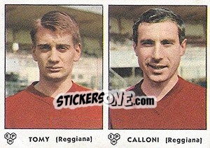 Sticker Tomy / Caloni - Calciatori 1964-1965 n. 374 - Panini