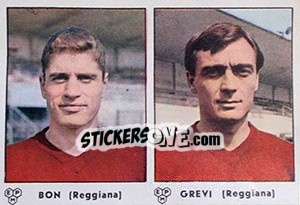 Sticker Bon / Grevi - Calciatori 1964-1965 n. 378 - Panini