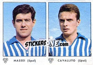 Figurina Massei / Cavallito - Calciatori 1964-1965 - Panini