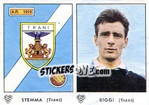 Sticker Stemma / Biggi - Calciatori 1964-1965 - Panini