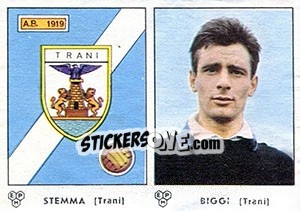Sticker Stemma / Biggi - Calciatori 1964-1965 n. 385 - Panini