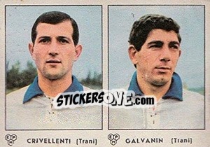 Sticker Crivellenti / Galvanin - Calciatori 1964-1965 n. 388 - Panini
