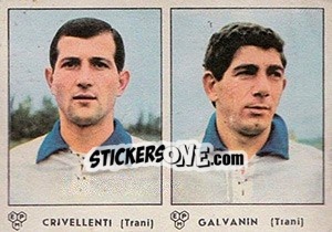 Cromo Crivellenti / Galvanin - Calciatori 1964-1965 - Panini