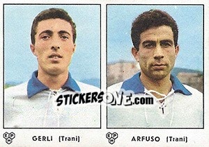 Sticker Gerli / Arfuso - Calciatori 1964-1965 - Panini