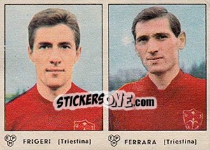 Cromo Frigeri / Ferrara - Calciatori 1964-1965 - Panini