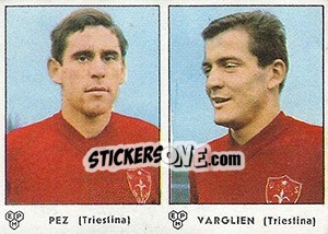 Sticker Pez / Varglien - Calciatori 1964-1965 - Panini