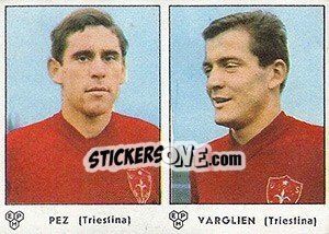 Sticker Pez / Varglien - Calciatori 1964-1965 n. 393 - Panini