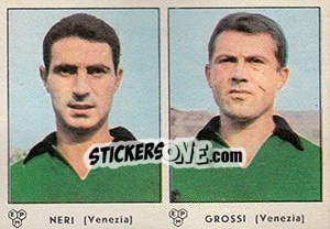 Sticker Neri / Grossi - Calciatori 1964-1965 n. 400 - Panini
