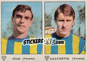 Sticker Joan / Maschietto - Calciatori 1964-1965 n. 404 - Panini