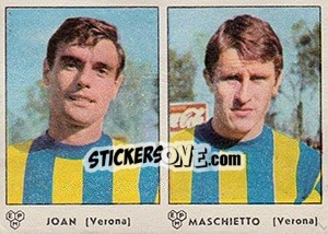 Cromo Joan / Maschietto - Calciatori 1964-1965 - Panini