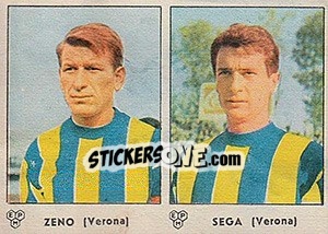 Figurina Zeno / Sega - Calciatori 1964-1965 - Panini