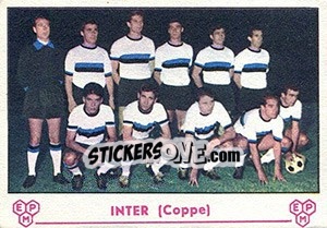 Figurina Squadra Internazionale - Calciatori 1964-1965 - Panini