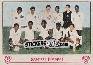 Sticker Squadra Santos - Calciatori 1964-1965 n. 414 - Panini