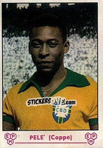 Sticker Pelè - Calciatori 1964-1965 - Panini