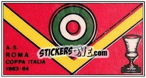 Sticker Scudetto Roma - Calciatori 1964-1965 - Panini
