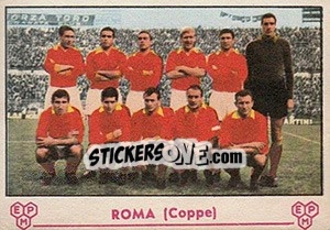 Figurina Squadra Roma - Calciatori 1964-1965 - Panini