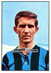 Sticker Mario Mereghetti - Calciatori 1965-1966 n. 12 - Panini
