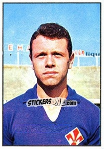 Sticker Giuseppe Brizi - Calciatori 1965-1966 n. 93 - Panini