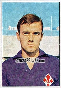 Sticker Mario Brugnera - Calciatori 1965-1966 n. 100 - Panini