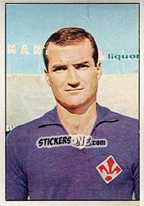 Figurina Egidio Guarnacci - Calciatori 1965-1966 - Panini